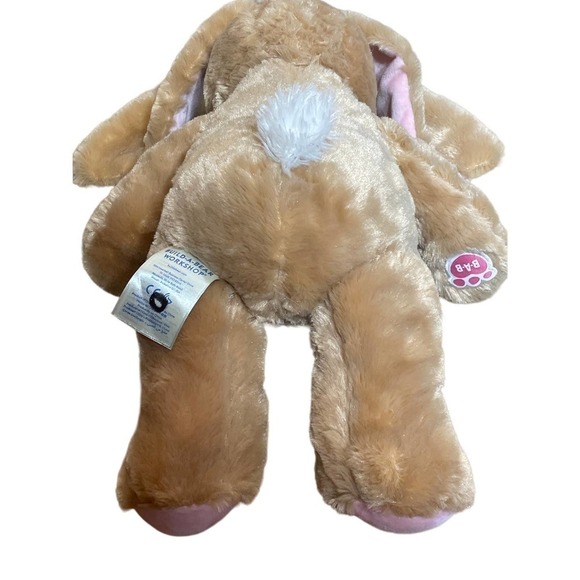 Build a Bear Bunny plush. Says I LOVE YOU. Comes w/ outfit. 15" - Picture 2 of 3